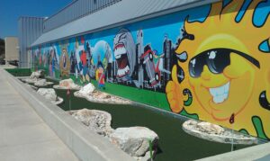 banners mini golf