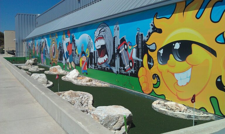 banners mini golf