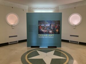 exhibit displays texas art