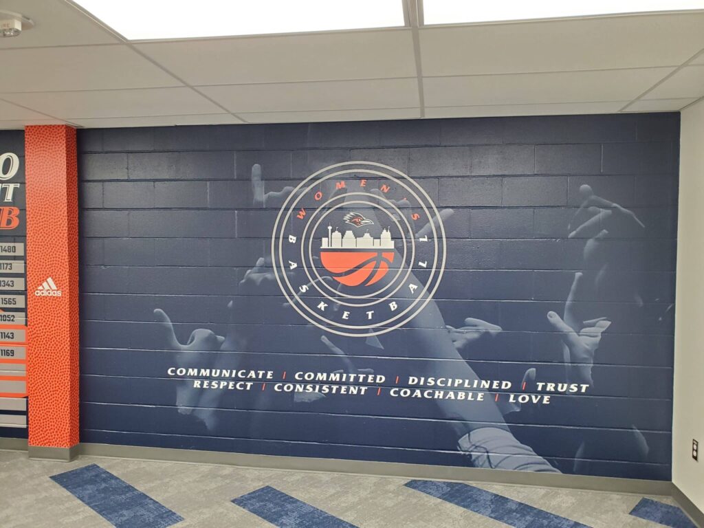 Wall Mural on Concrete