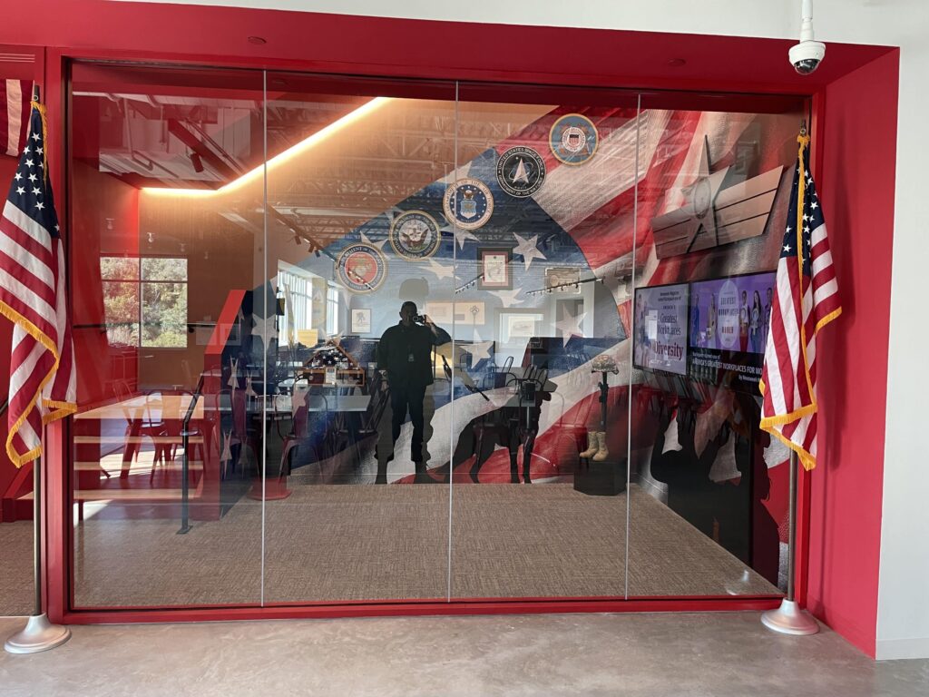 Wall Mural for Veterans at Rackspace