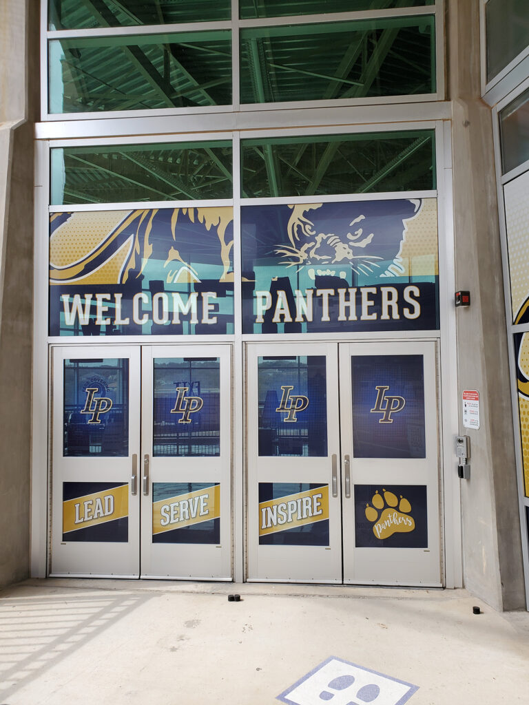 Door and window perf wrap