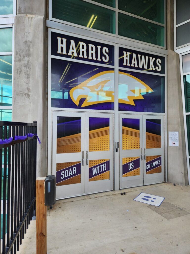 Door and window perf wrap